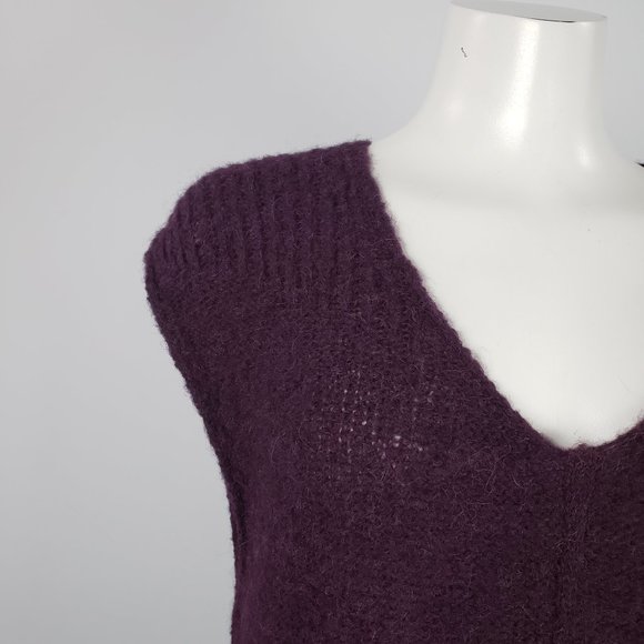 Stella Carakasi Purple Alpaca Knit Dress Size M - Picture 8 of 10